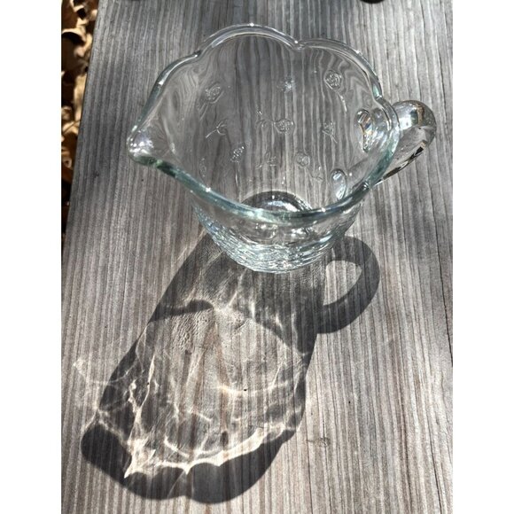 Anchor Hocking Savannah Clear Glass Creamer - Picture 10 of 16